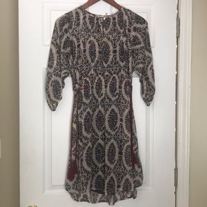 light and flowy fall boho dress